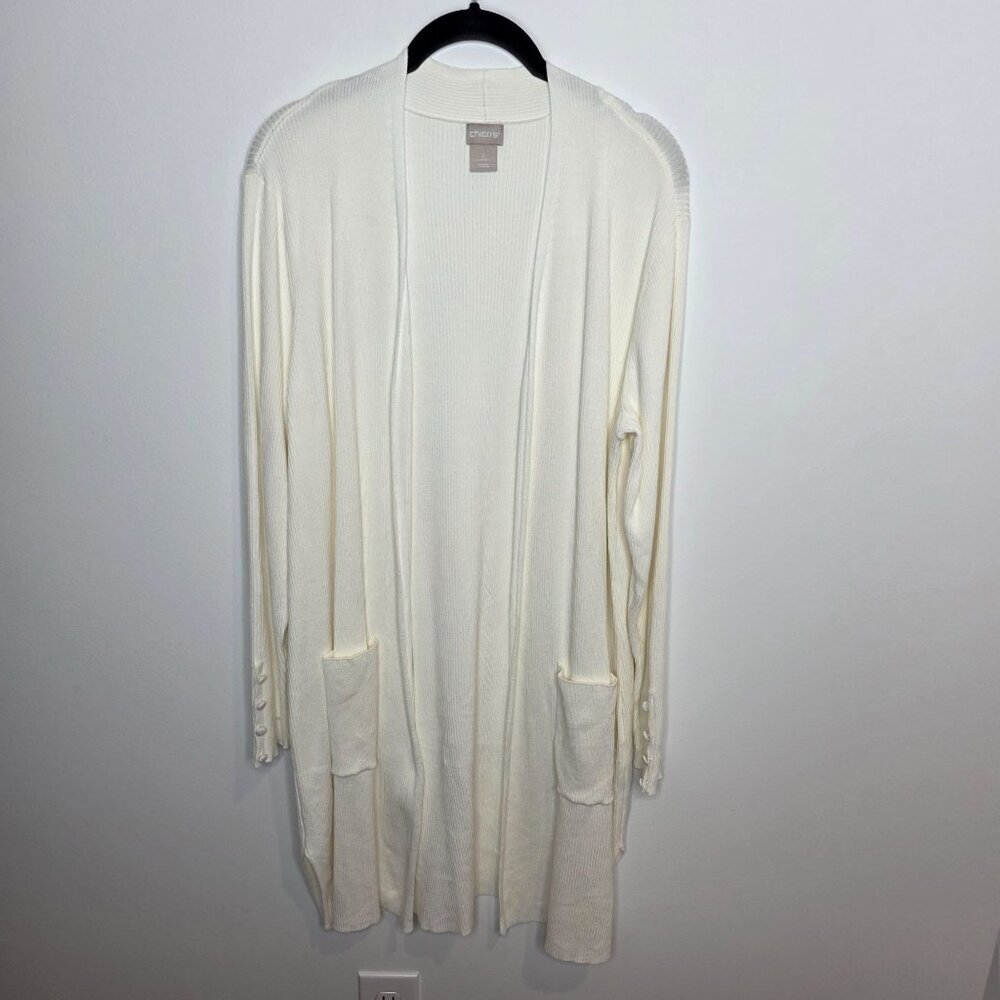 Chico's Cardigan‎ Womens 2 (Large)